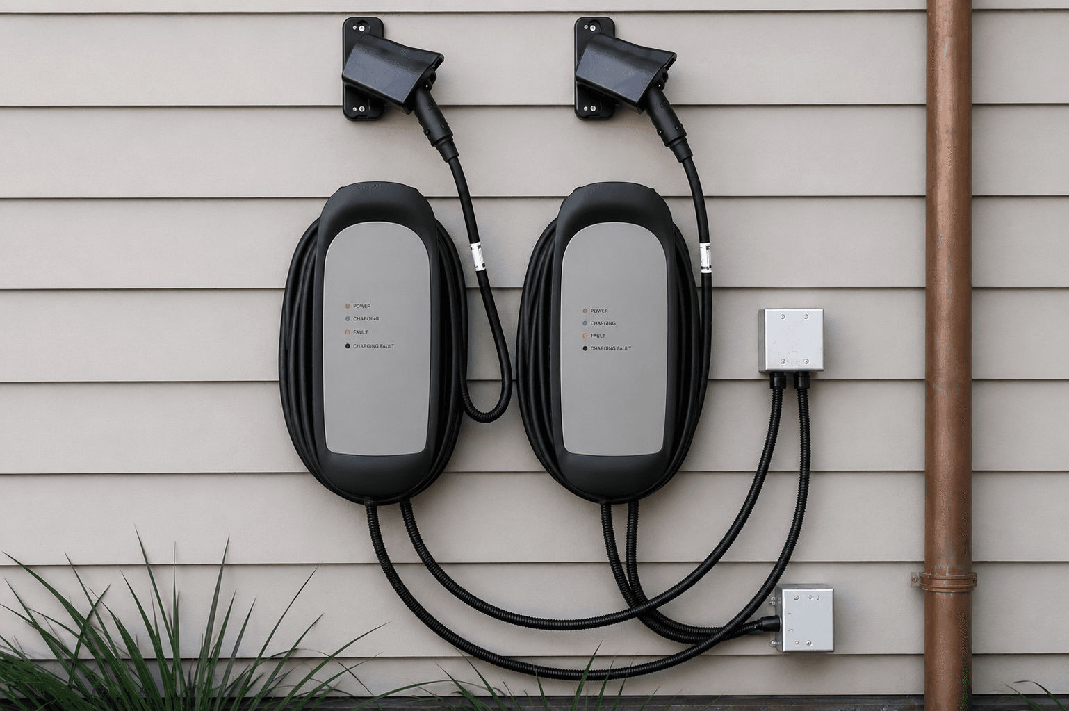 Dual EV Charger Install